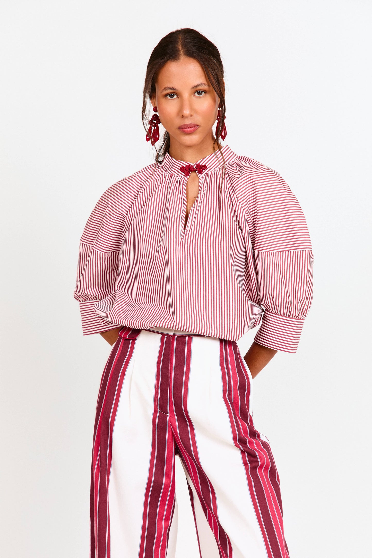 CAMISA MARA RAYAS ROJA Shirts & blouses Werit 