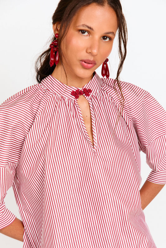 CAMISA MARA RAYAS ROJA Shirts & blouses Werit 