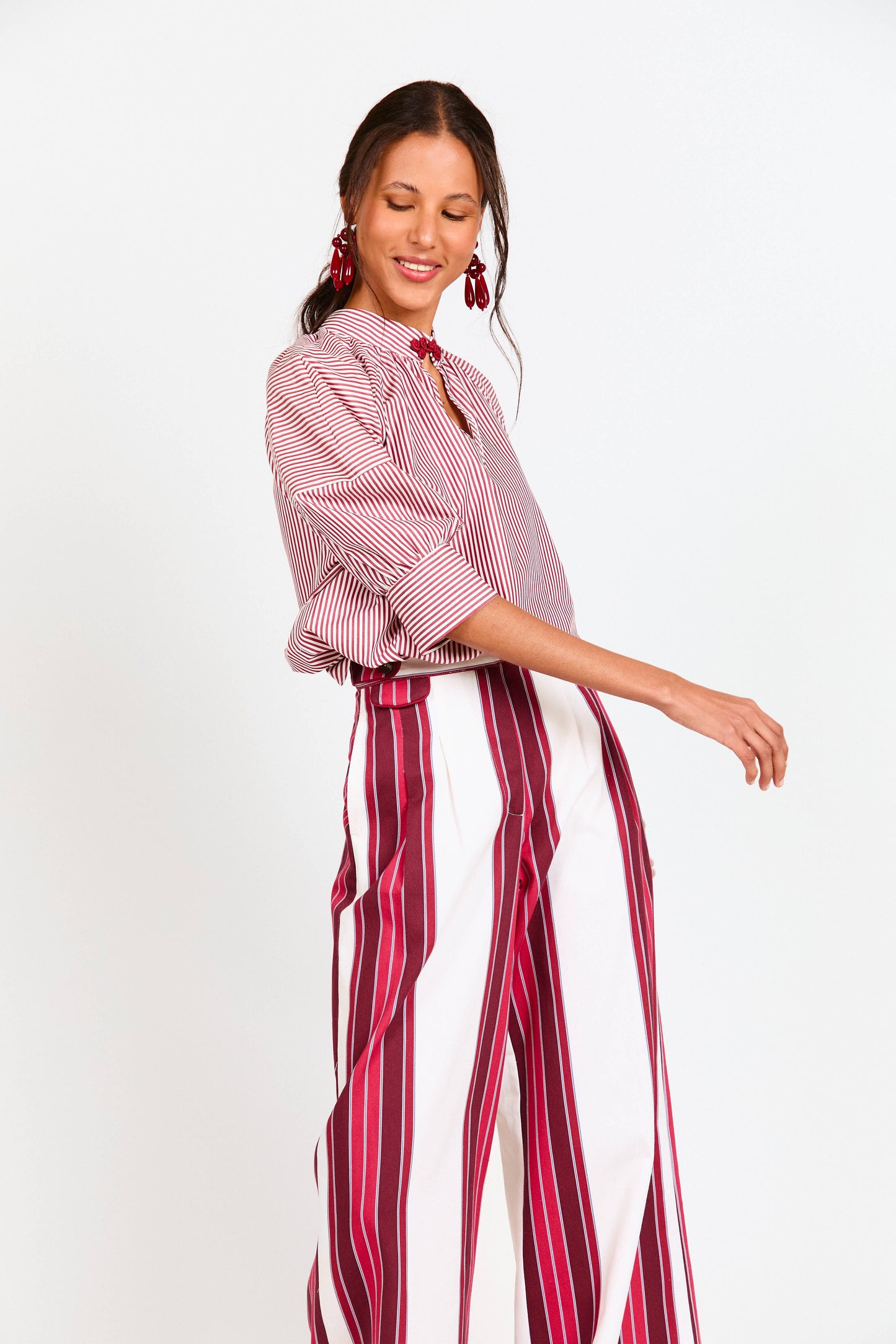 CAMISA MARA RAYAS ROJA Shirts & blouses Werit 