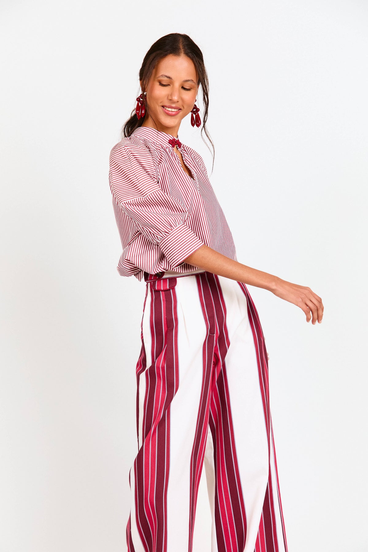 CAMISA MARA RAYAS ROJA Shirts & blouses Werit 