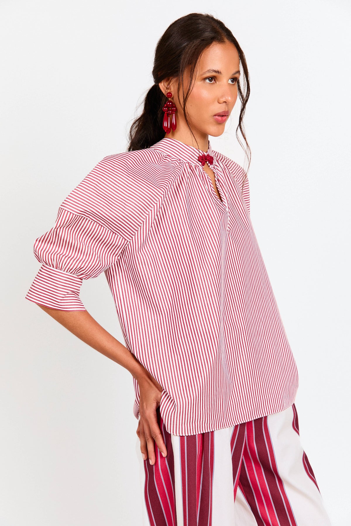 CAMISA MARA RAYAS ROJA Shirts & blouses Werit 