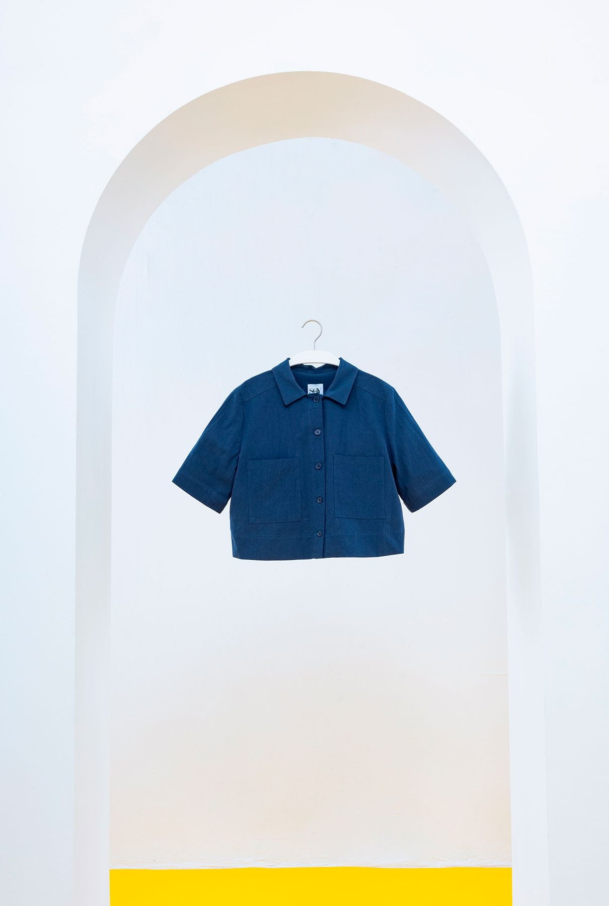 CAMISA MARELLA CORTA AZUL Shirts & Blouses SOY FASCINANTE 