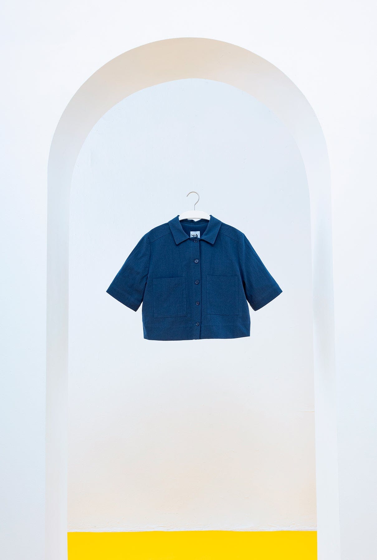 CAMISA MARELLA CORTA AZUL Shirts & Blouses SOY FASCINANTE 