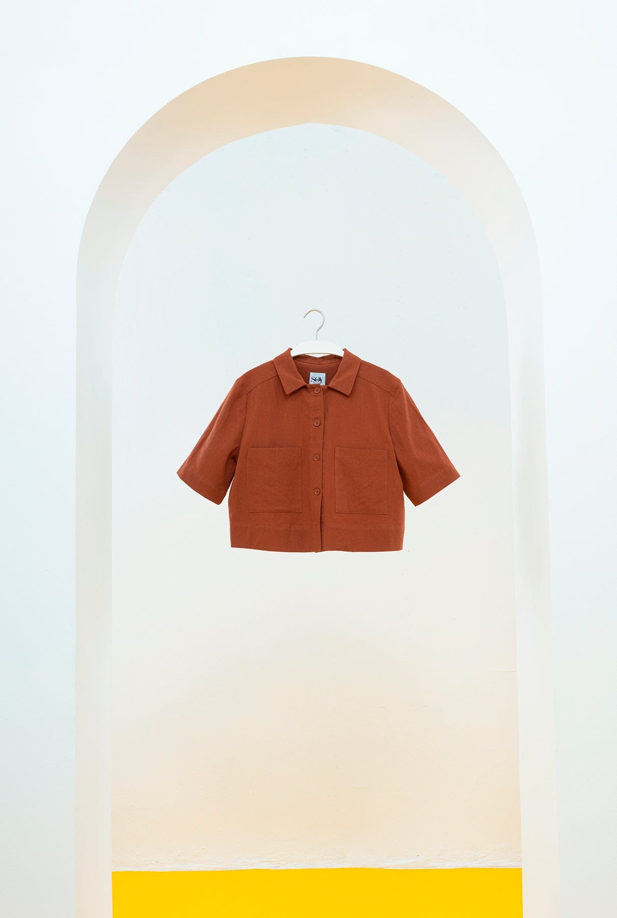 CAMISA MARELLA CORTA MARRÓN Shirts & blouses SOY FASCINANTE 