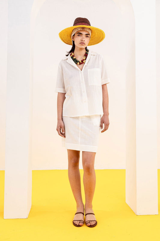 CAMISA MARELLA LARGA BLANCO Shirts & Blouses SOY FASCINANTE 
