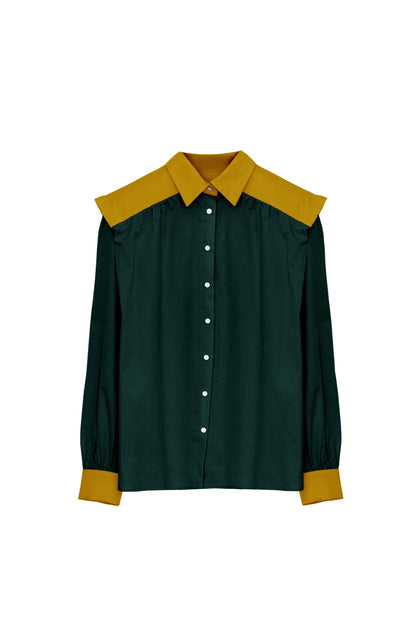 Camisa Marieta Duo Verde Shirts & blouses Julise Magon 