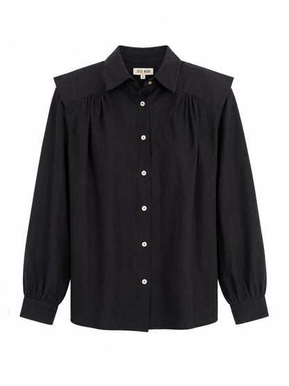 Camisa Marieta Negro · Julise Magon · vista 2