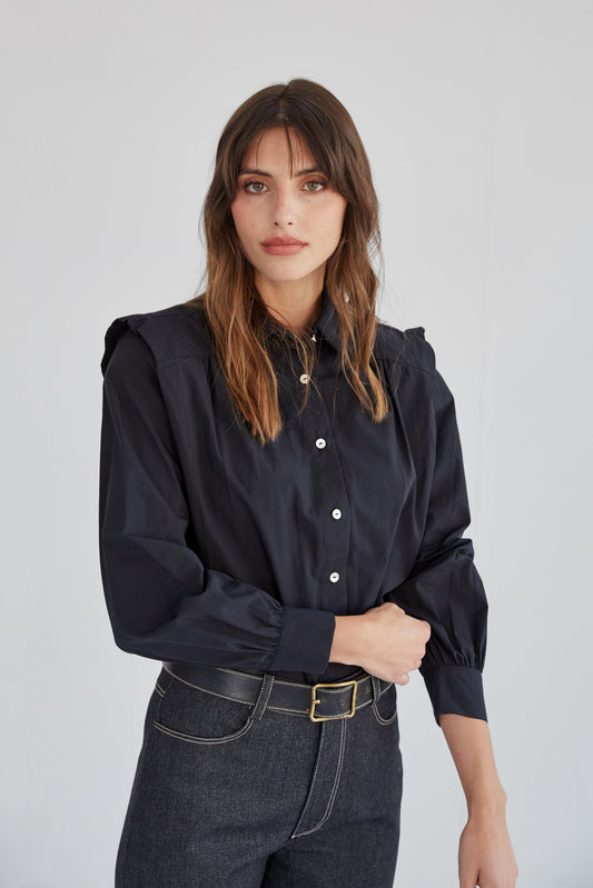 Camisa Marieta Negro Shirts & blouses Julise Magon 