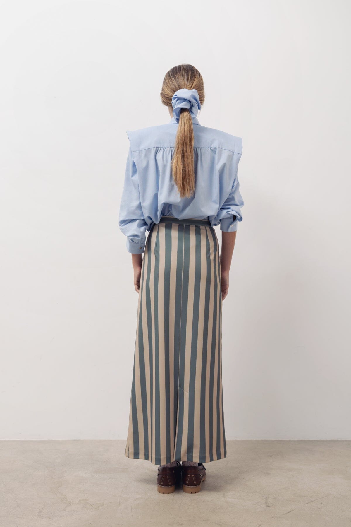 Camisa Marieta oxford azul Camisas Julise Magon 