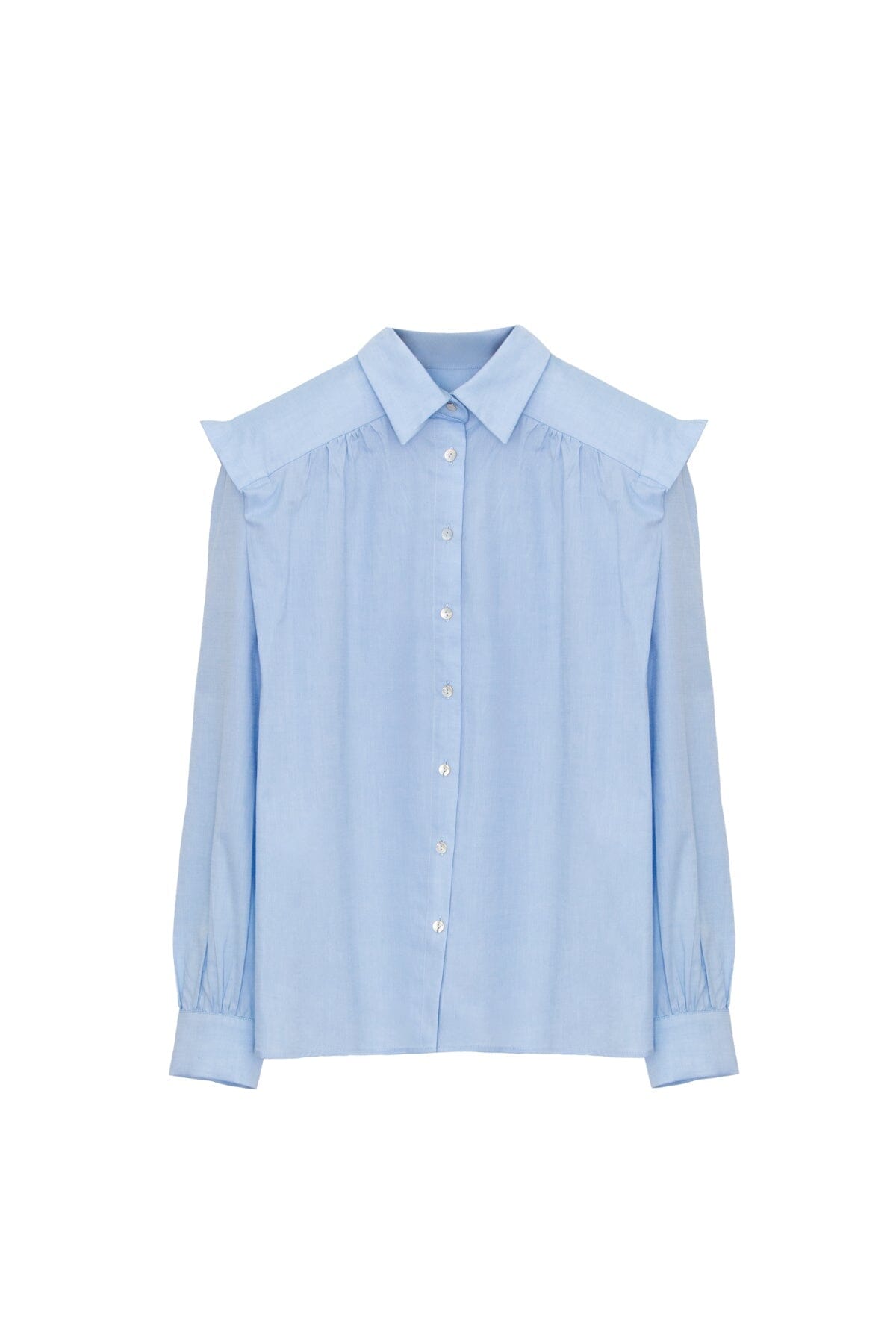 Camisa Marieta oxford azul Camisas Julise Magon 