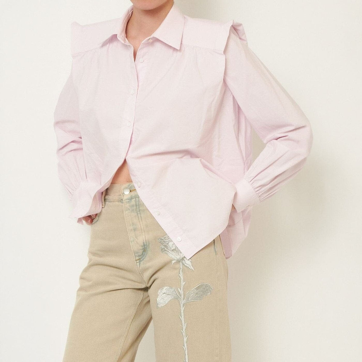 Camisa Marieta Rosa Suave Shirts & blouses Julise Magon 