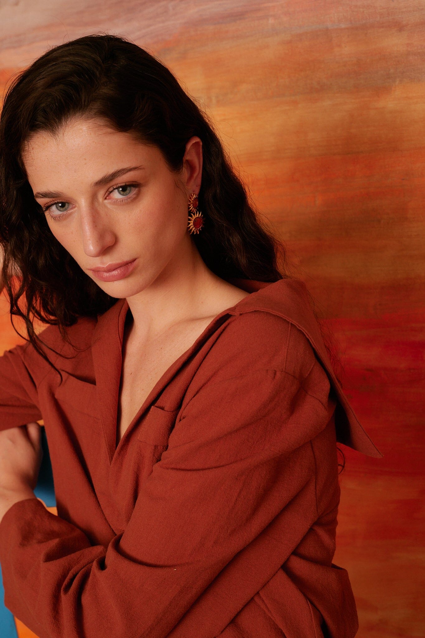CAMISA MARINERA MARRÓN Shirts & Blouses SOY FASCINANTE 