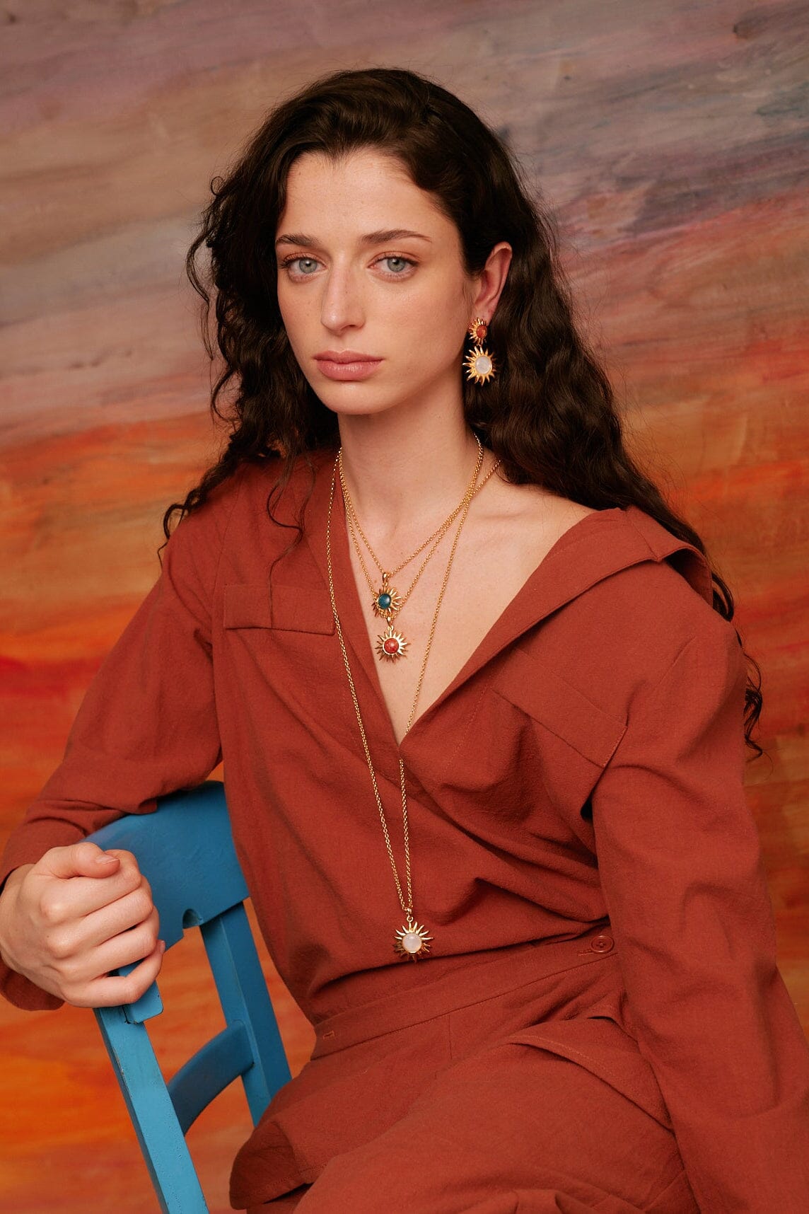 CAMISA MARINERA MARRÓN Shirts & Blouses SOY FASCINANTE 