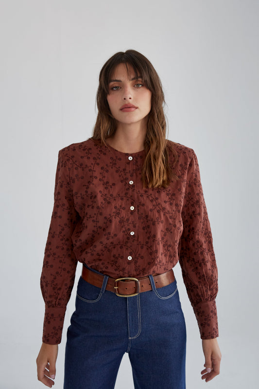 Camisa Marisa marrón Shirts & blouses Julise Magon 