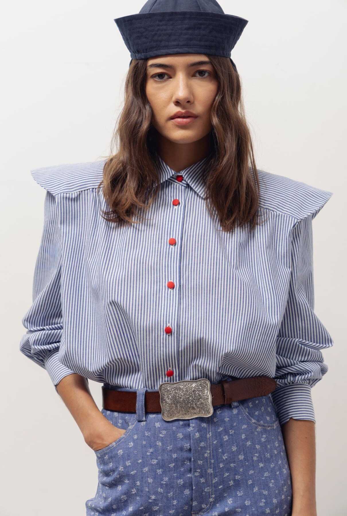 camisa miru rayas Shirts & Blouses Julise Magon 