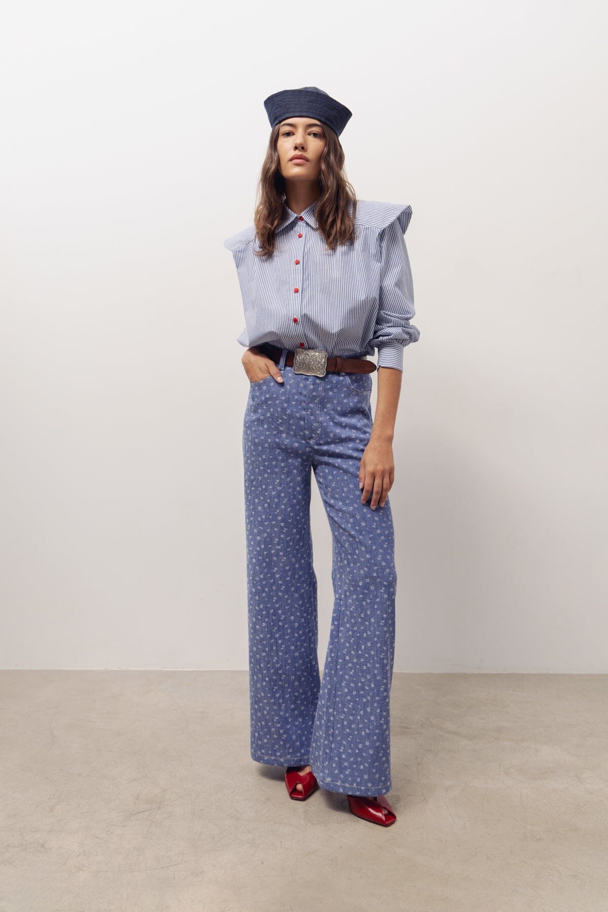 camisa-miru-rayas Shirts & Blouses Julise Magon 