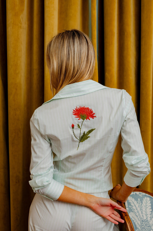 Camisa Raiz verde Shirts & Blouses Copines 
