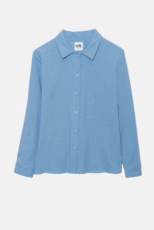 Camisa Reina azul Shirts & blouses SOYFASCINANTE 