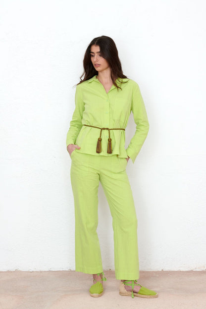 Camisa Reina verde Shirts & blouses SOYFASCINANTE 