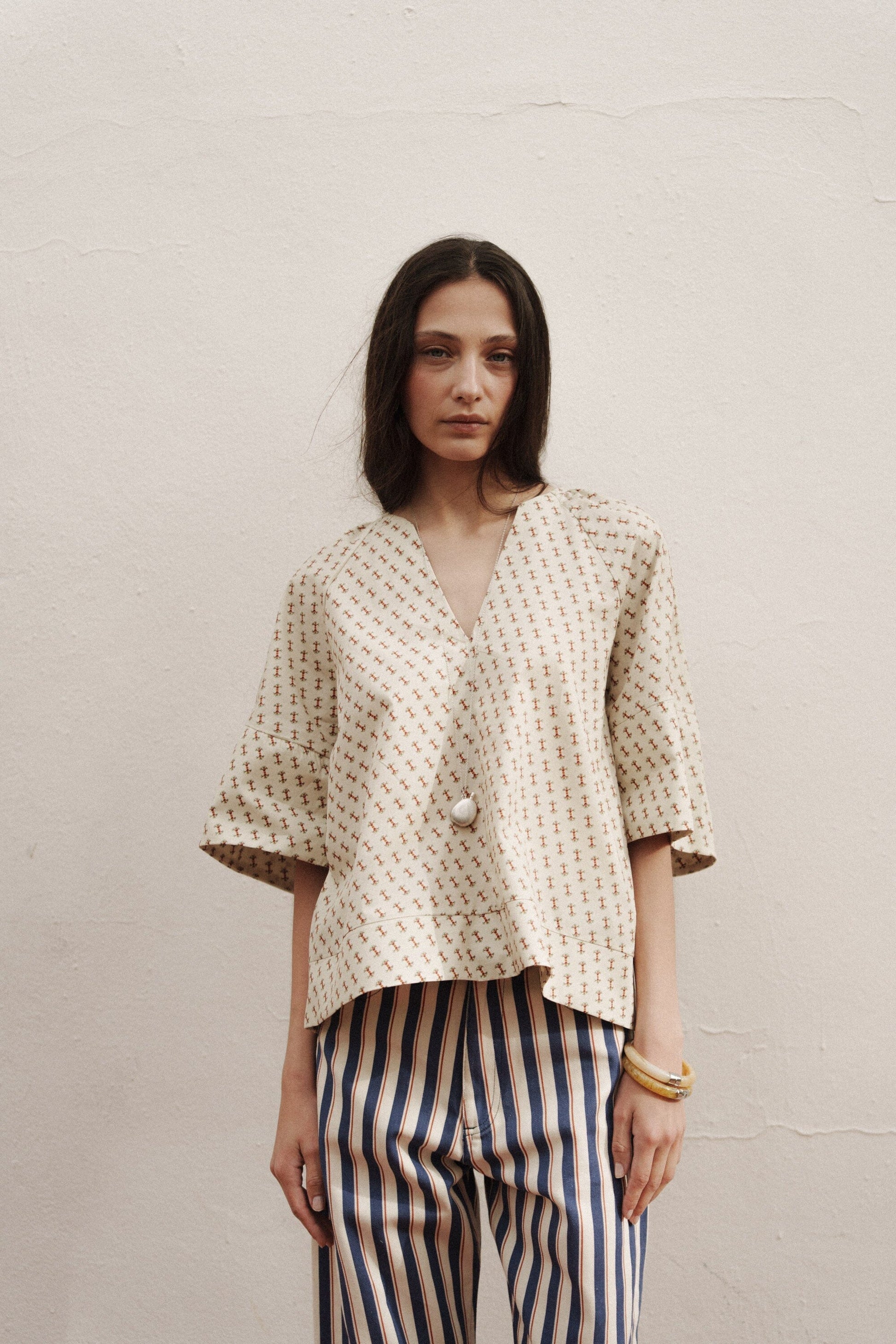 CAMISA SCARAB CRUDO Shirts & Tops Himba Collection 