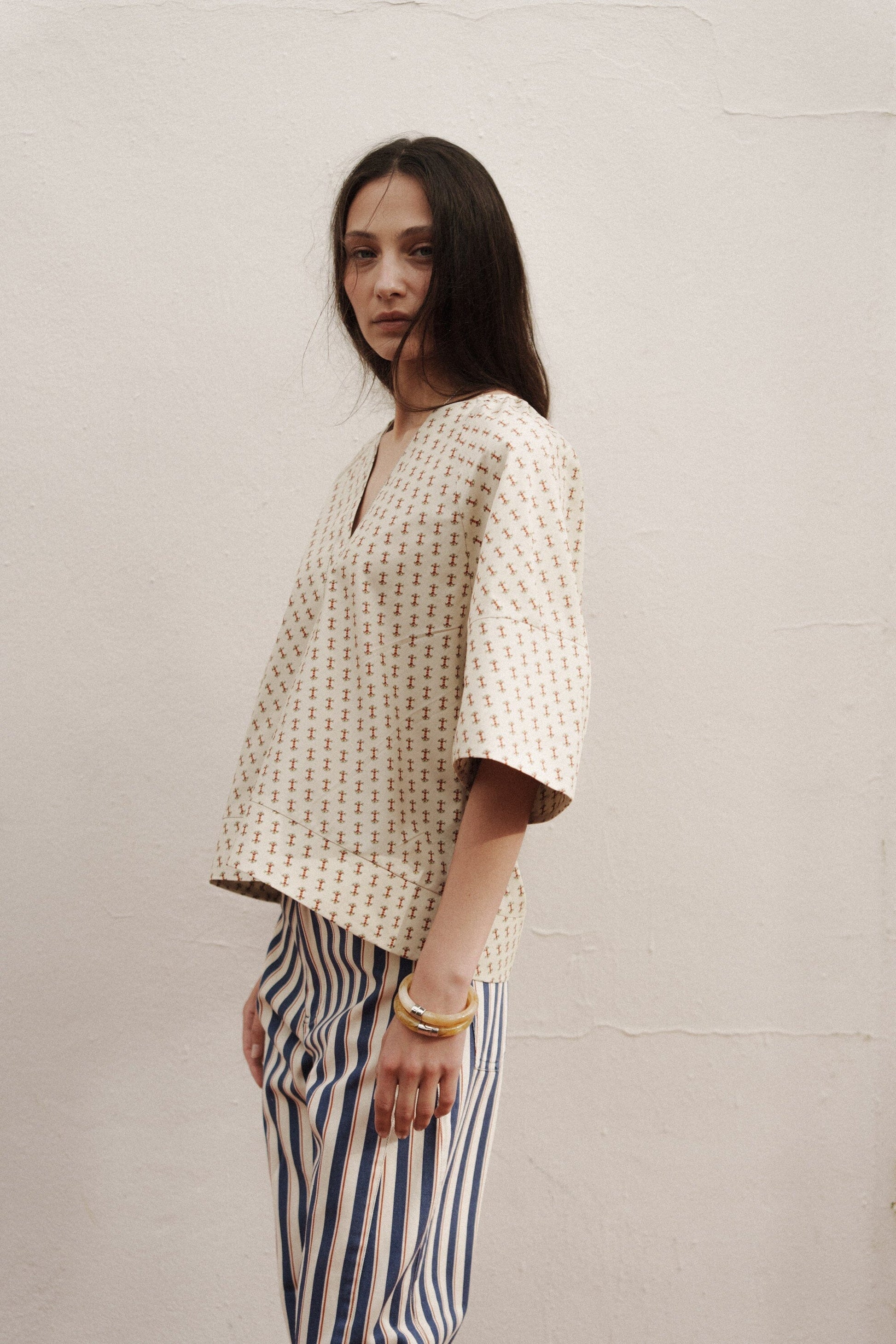 CAMISA SCARAB CRUDO Shirts & Tops Himba Collection 