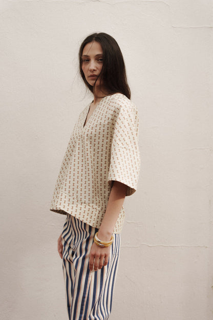 CAMISA SCARAB CRUDO Shirts & Tops Himba Collection 