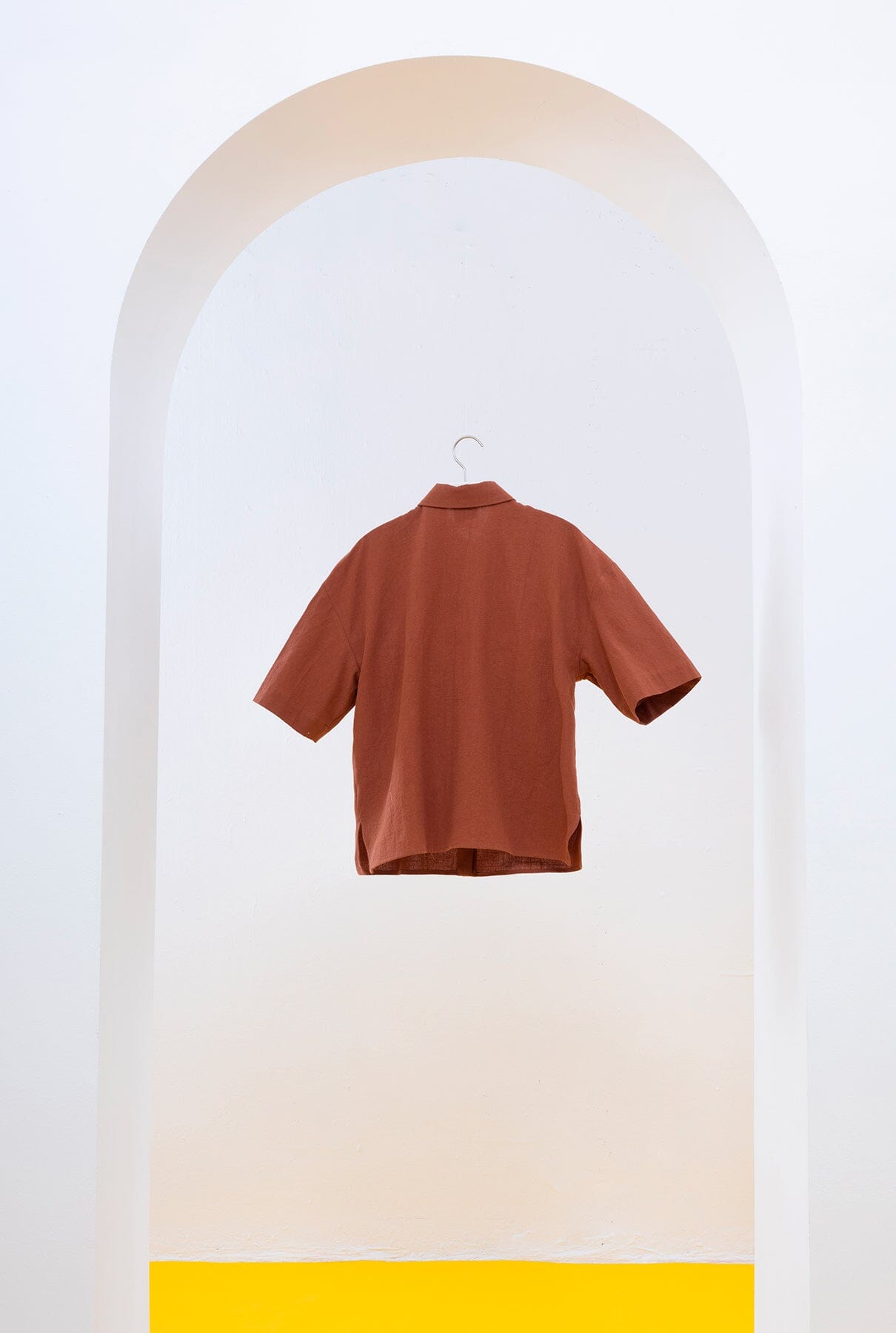 CAMISA SULE VOLANTES MARRÓN Shirts & Blouses SOY FASCINANTE 