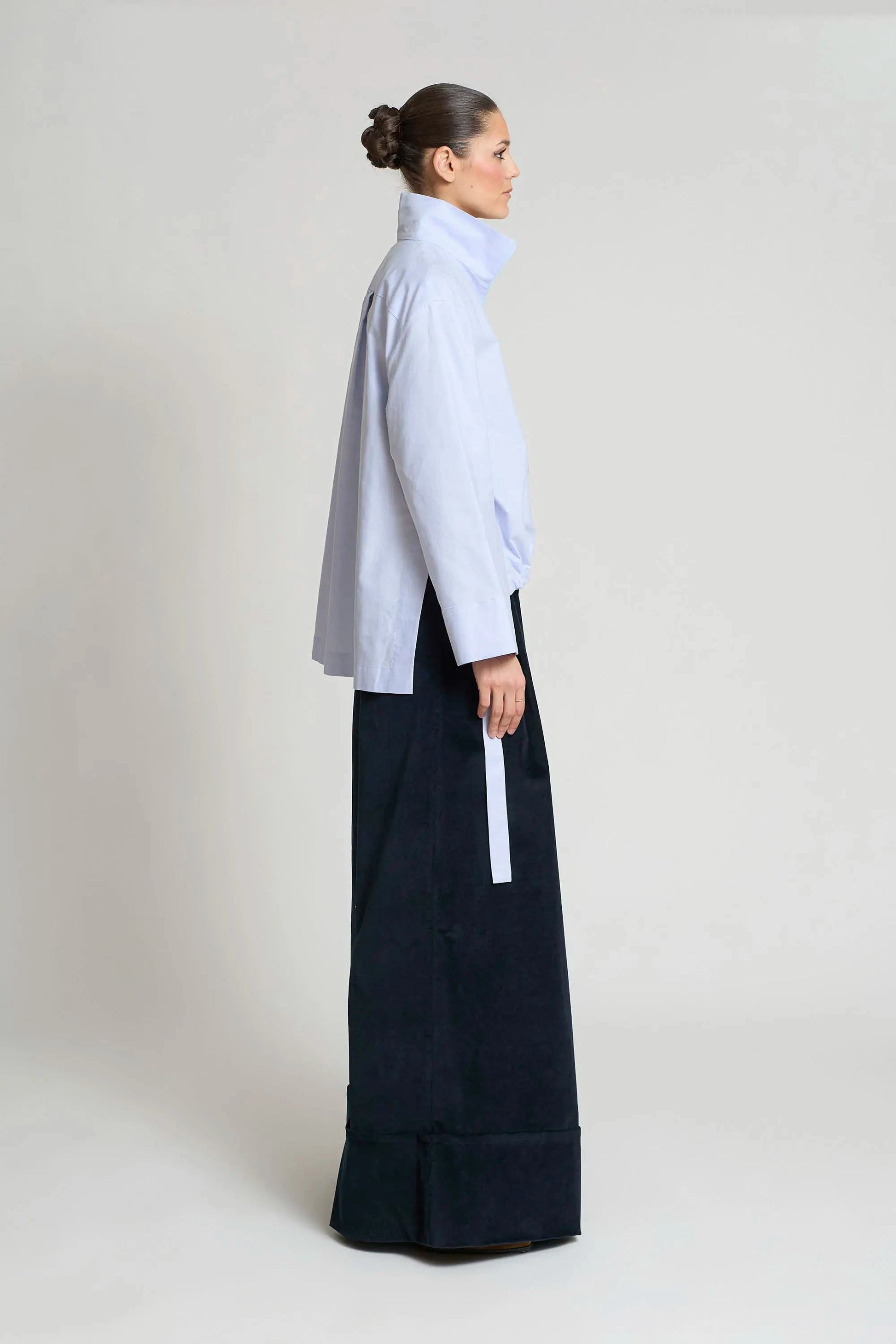 CAMISA VENEZIA CELESTE AMARILLA Shirts & Blouses Zaitegui Studio 