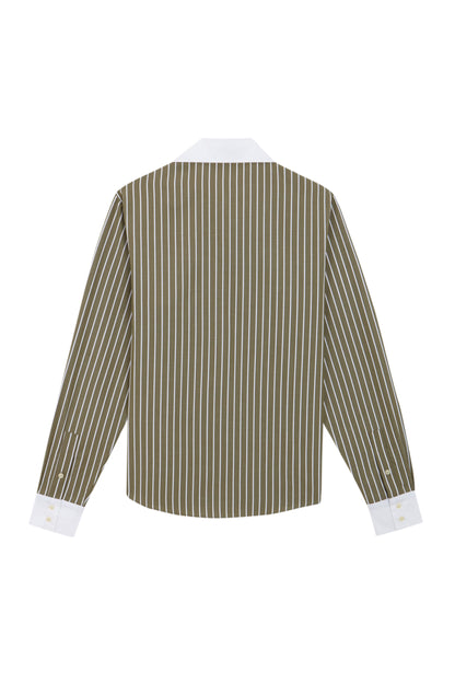 CAMISA VERDE RAYAS BLANCAS Shirts & Blouses MANS 