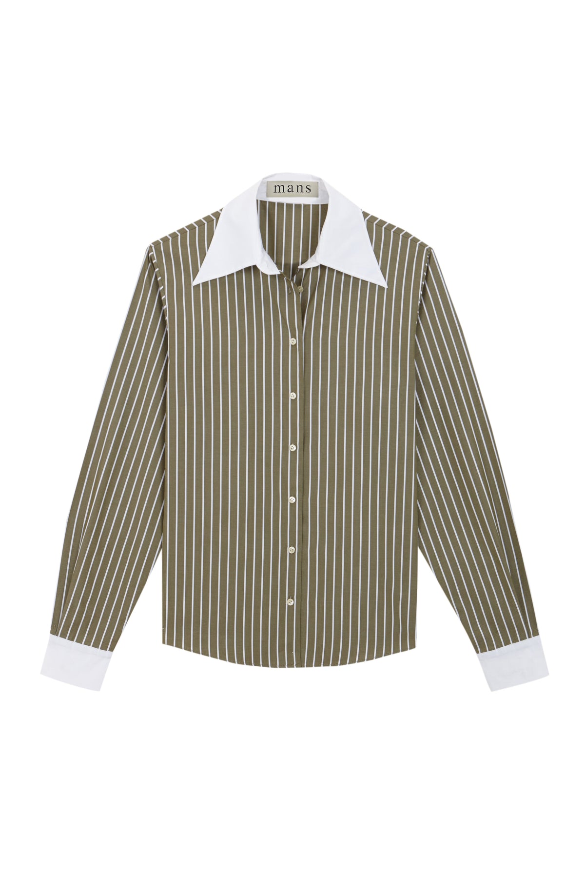 CAMISA VERDE RAYAS BLANCAS Shirts & Blouses MANS 
