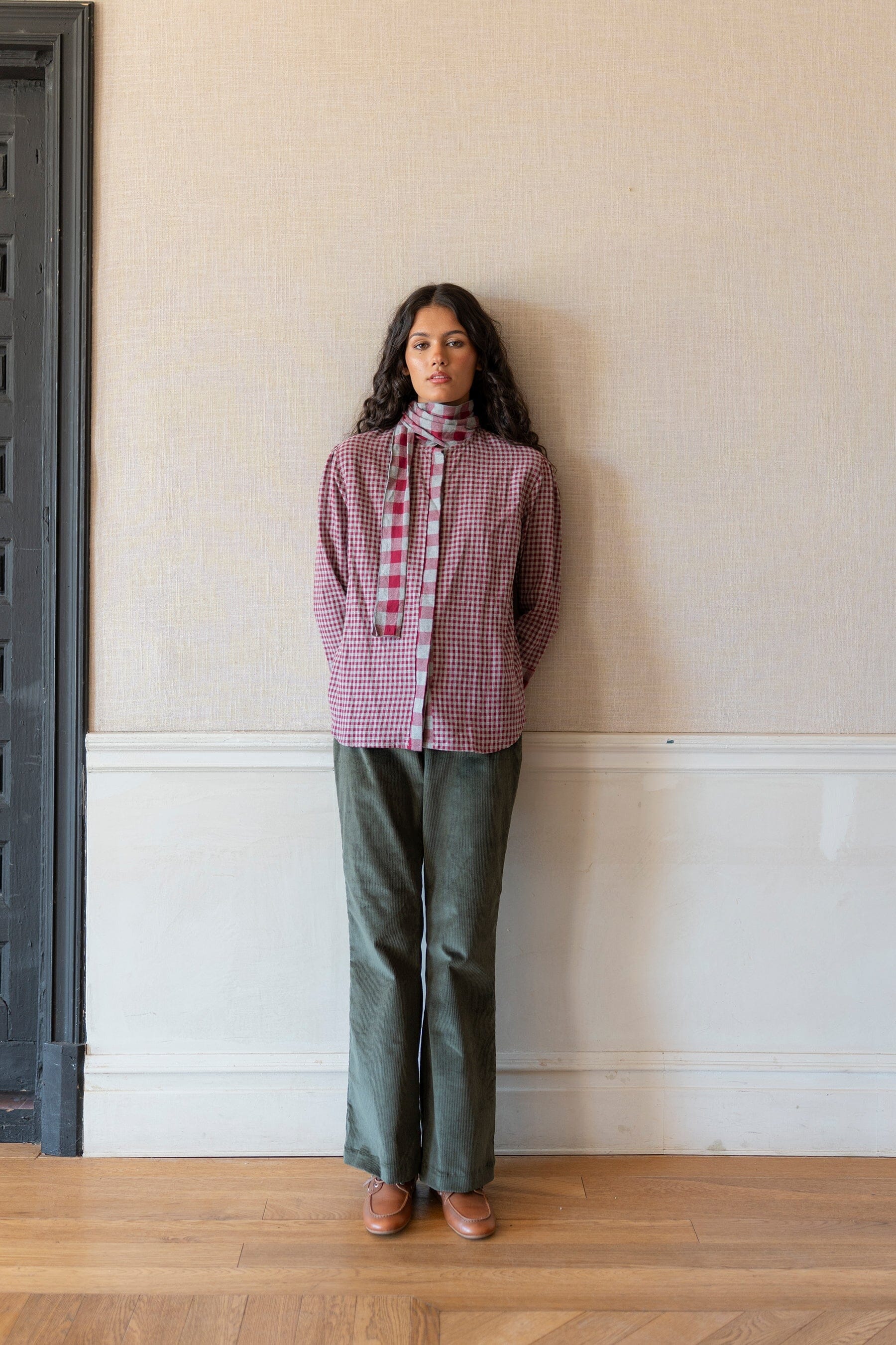 Camisa Vichy Rouge Shirts & Blouses Vano Studio 