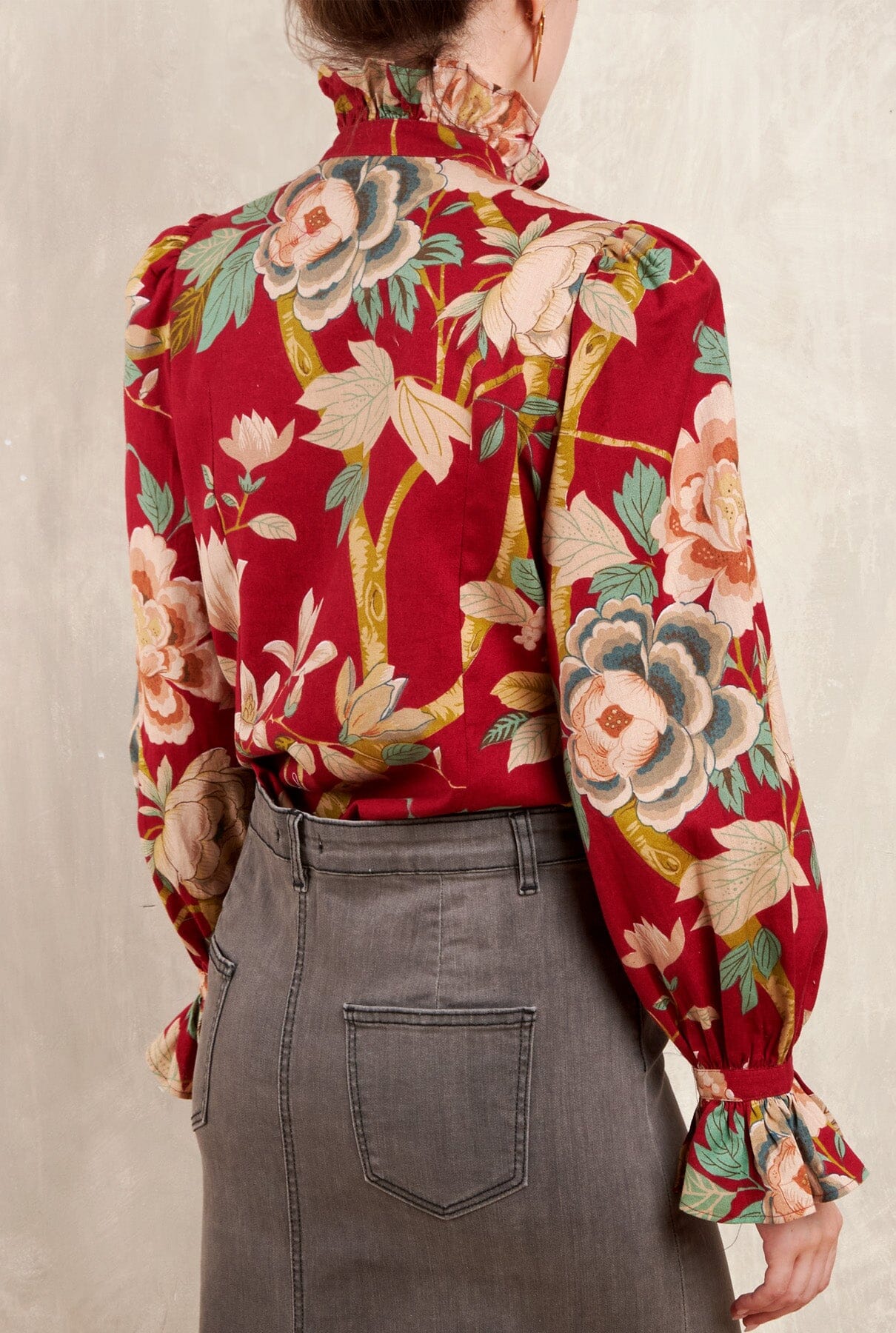 CAMISA VOLANTES FLORES Shirts & blouses Philippa 1970 