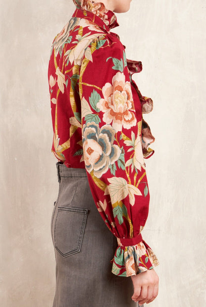 CAMISA VOLANTES FLORES Shirts & blouses Philippa 1970 