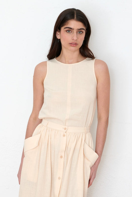 Camiseta Adriana crudo Shirts & Tops SOY FASCINANTE 