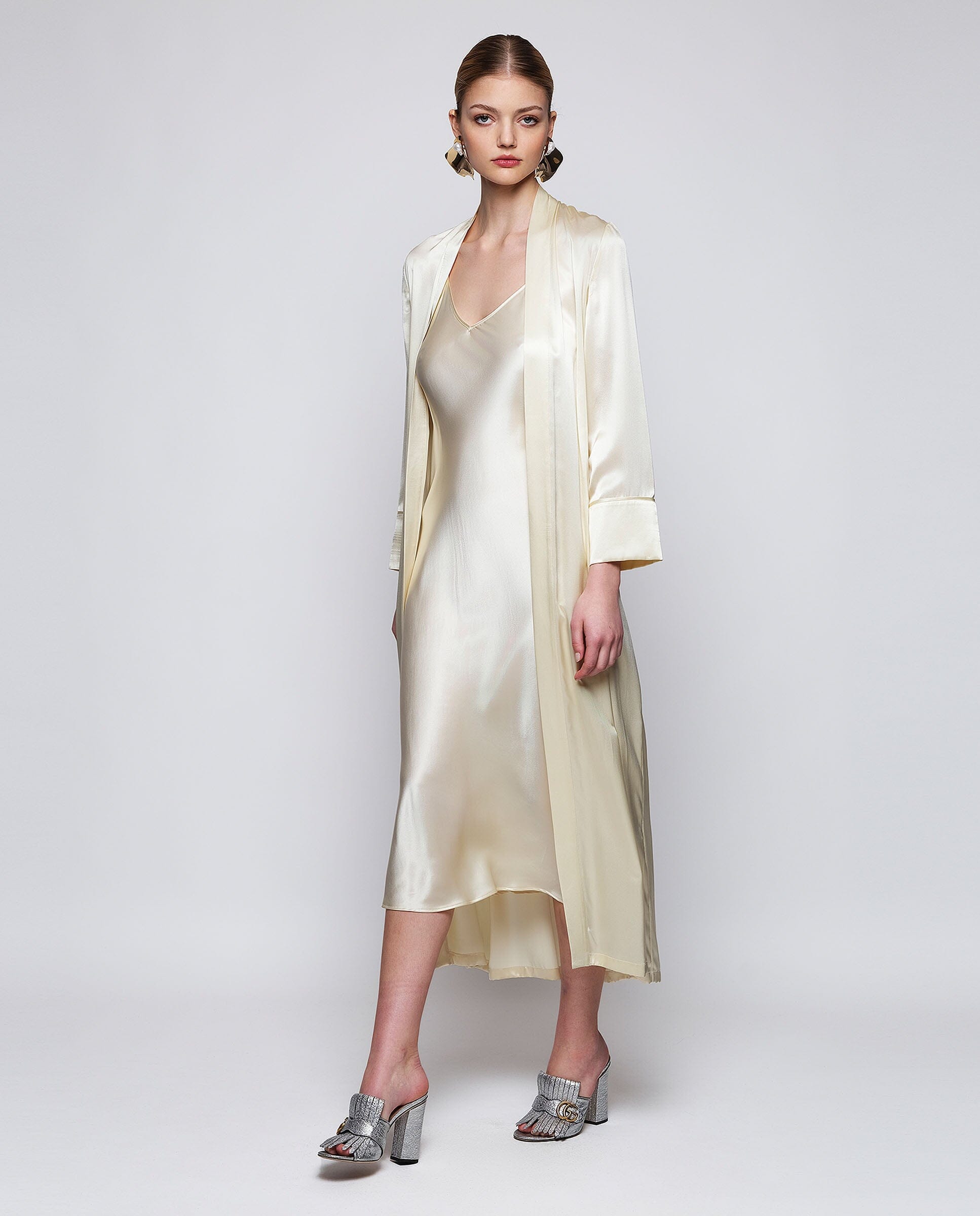 Camisón beige Nightgown Mirto 