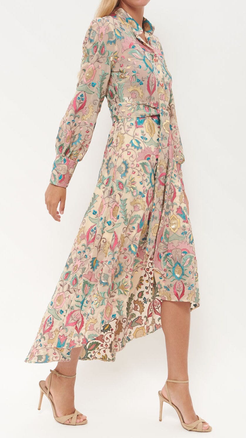 Candela Dress Ecru Dresses Leyre Doueil 