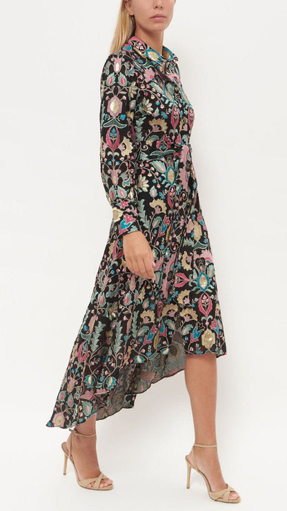 Candela Dress Noir Dresses Leyre Doueil 