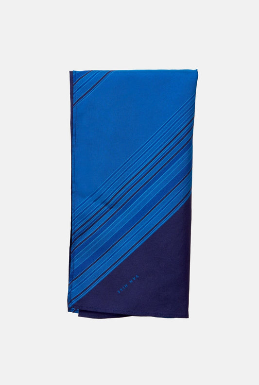 Candela scarf blue Foulards & Scarves Van Hise 