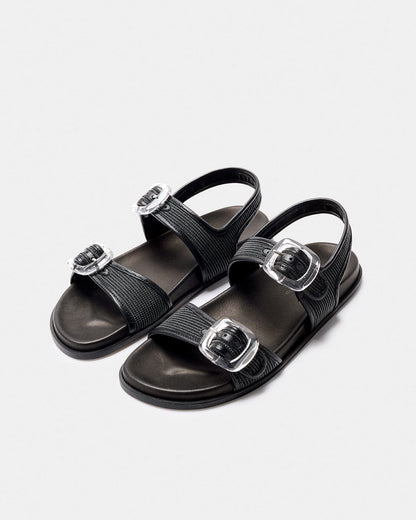 CANET NEGRO MALLA Flat sandals Naguisa 