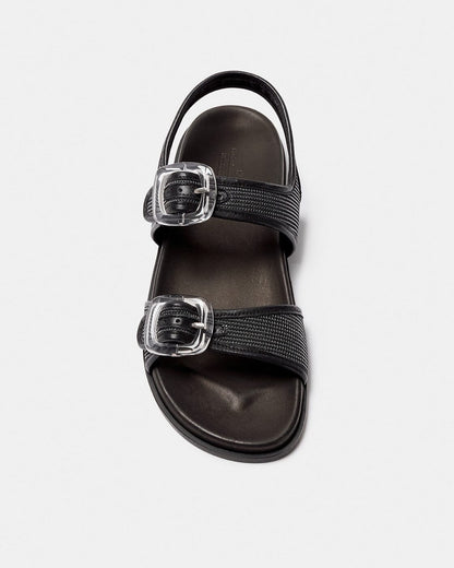 CANET NEGRO MALLA Flat sandals Naguisa 