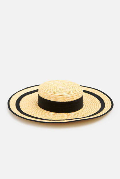 Canotier DOBLE NEGRO Hats Alexia Alvarez de Toledo 