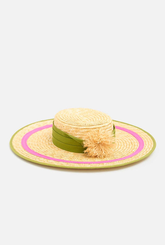 Canotier NEW ROSA POMPÓN Hats Alexia Alvarez de Toledo 
