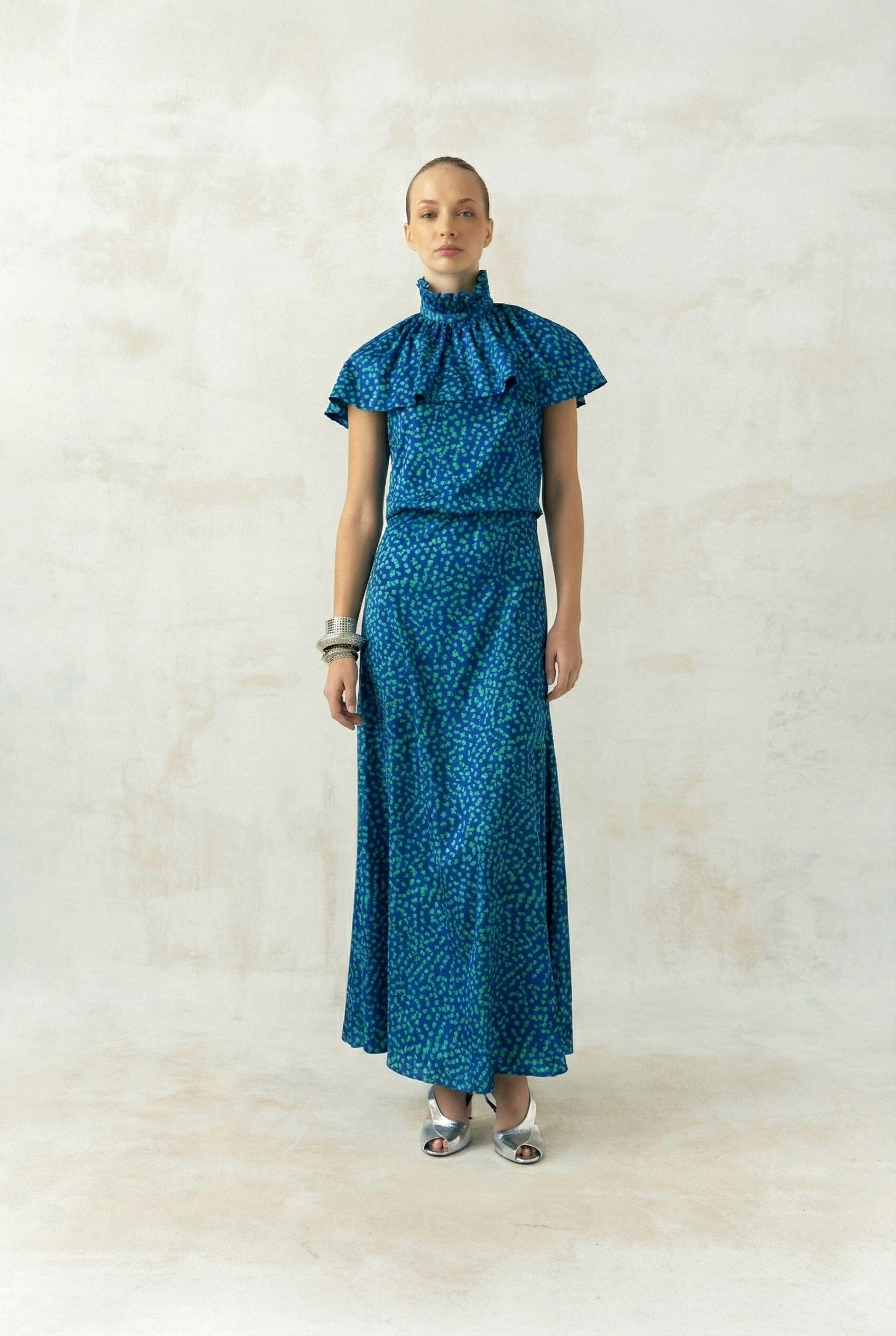 Capa Coco Azul Foulards & Scarves Julise Magon 