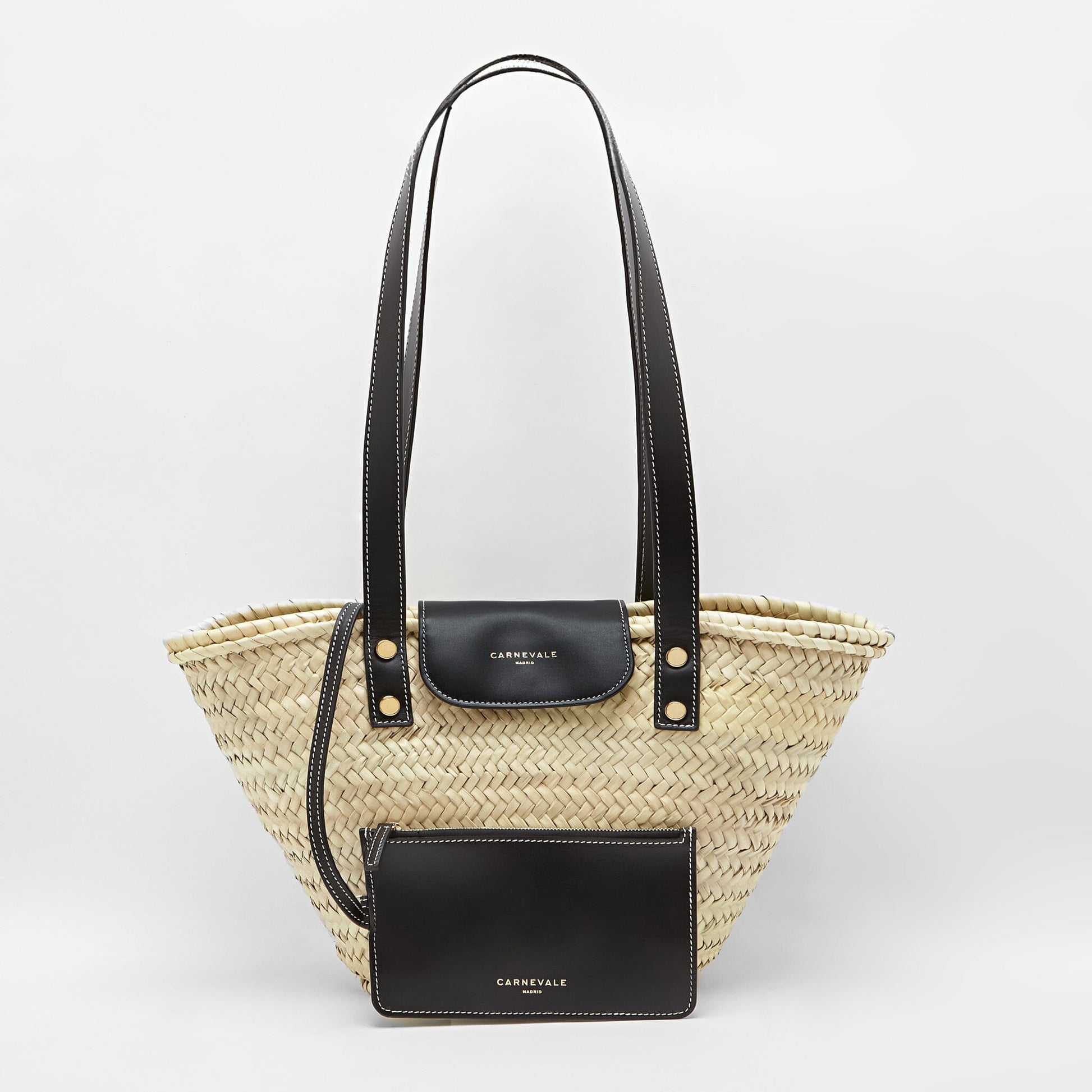 Capazo Vera Black Shoulder bags Carnevale Madrid 