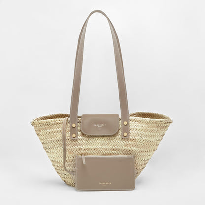 Capazo Vera Taupe Tote bags Carnevale Madrid 