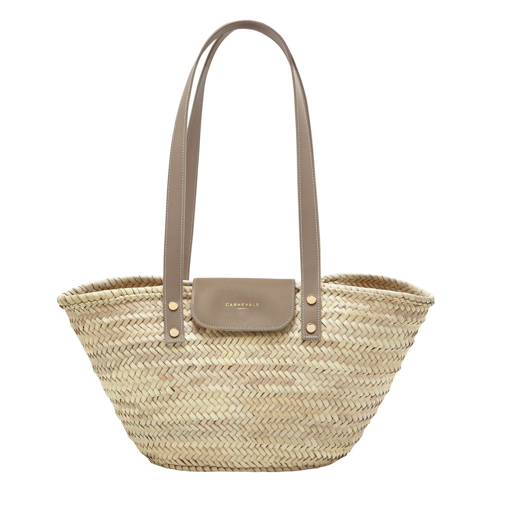 Capazo Vera Taupe Tote bags Carnevale Madrid 