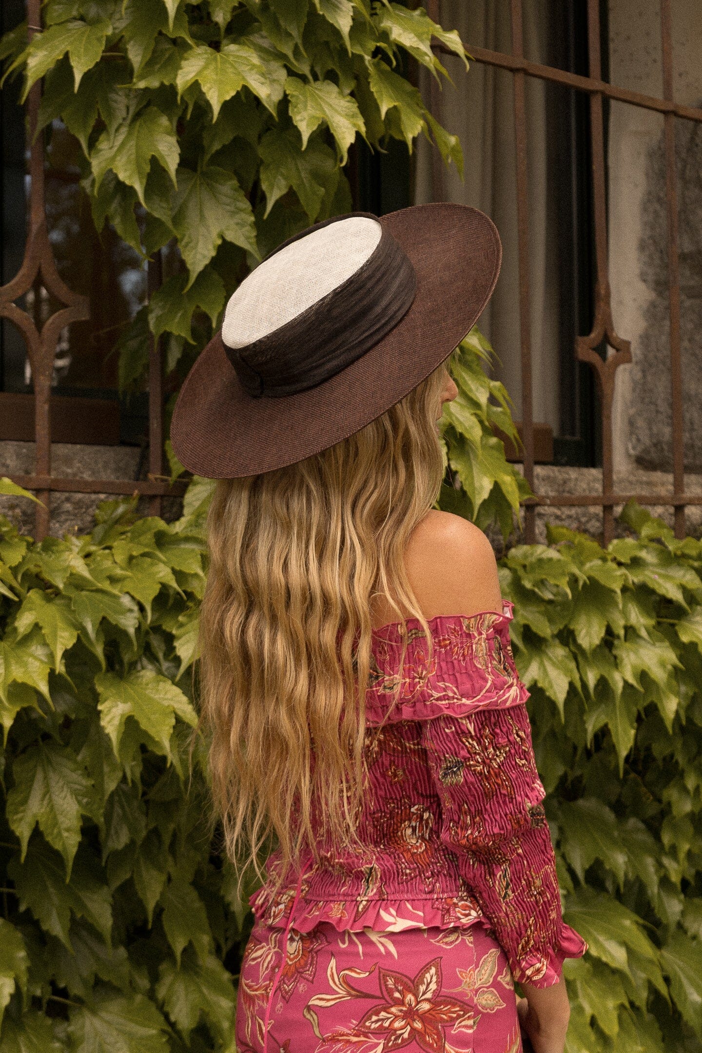 Capeline Miriam marrón oscuro Hats Coterelle 