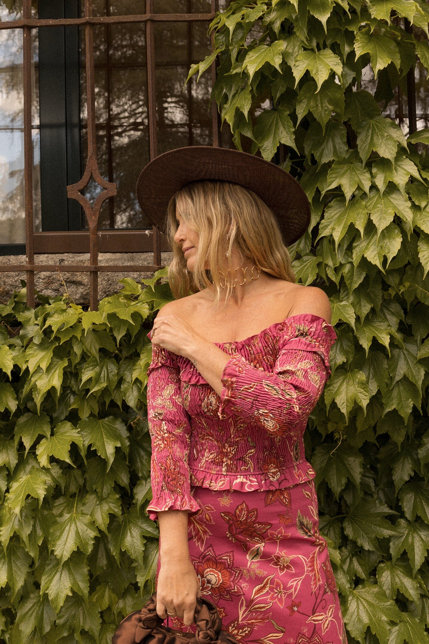 Capeline Miriam marrón oscuro Hats Coterelle 