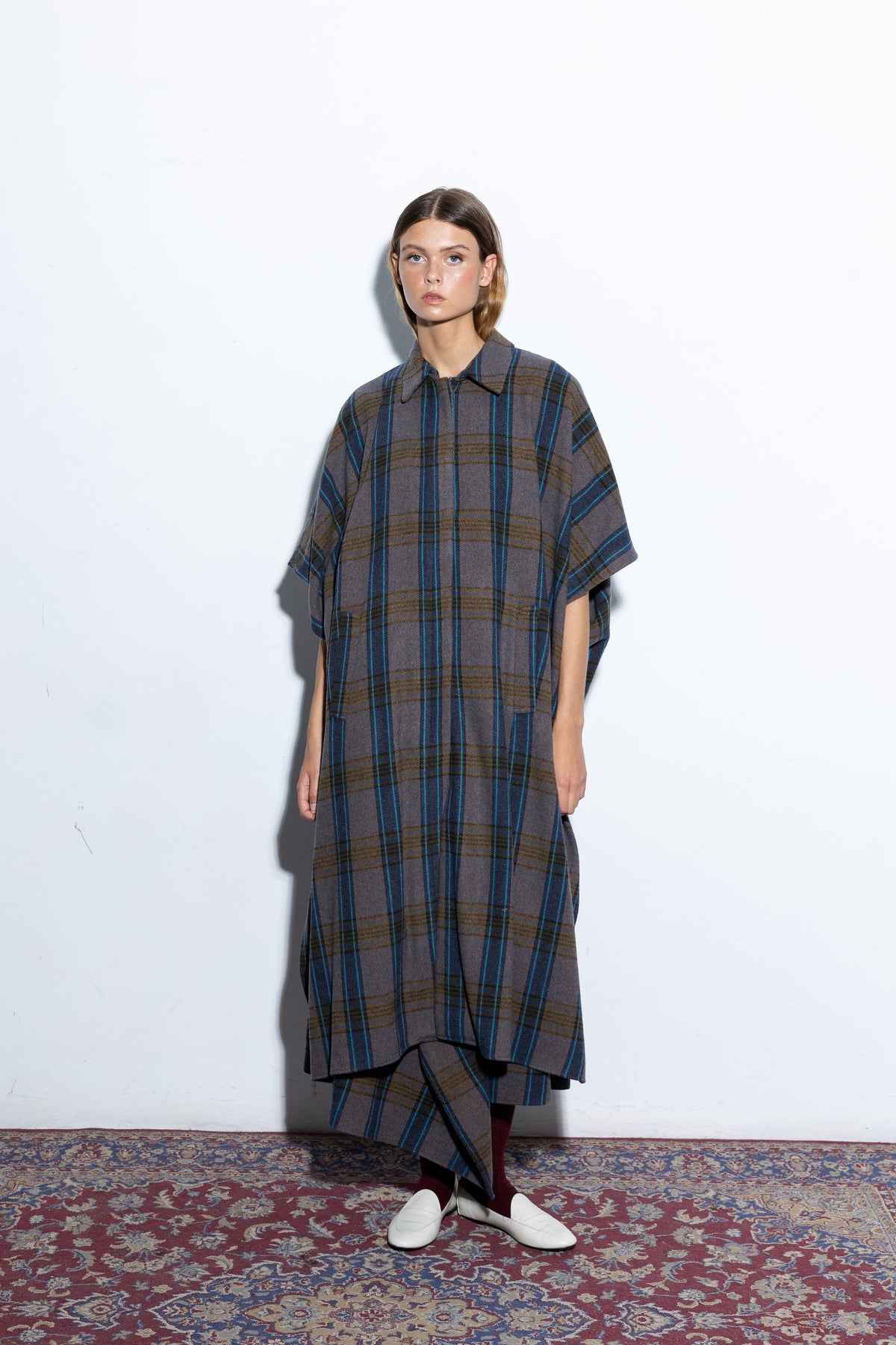 Capucine Blue Cape Capes & shawls Copines 