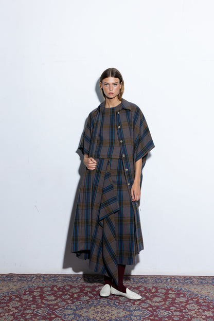 Capucine Blue Cape Capes & shawls Copines 